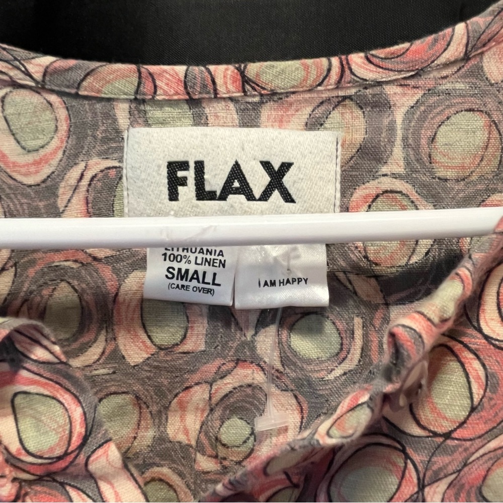 {FLAX} Linen Patterned Top - Picture 5 of 7